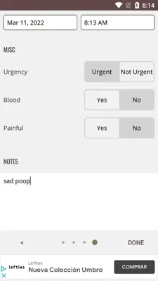 Poop Tracker android App screenshot 10